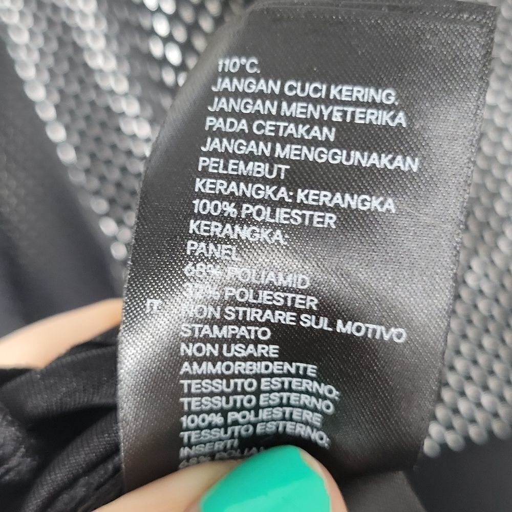 Alexander Wang X H&M Mesh Long Sleeve Tee Black Small View 5